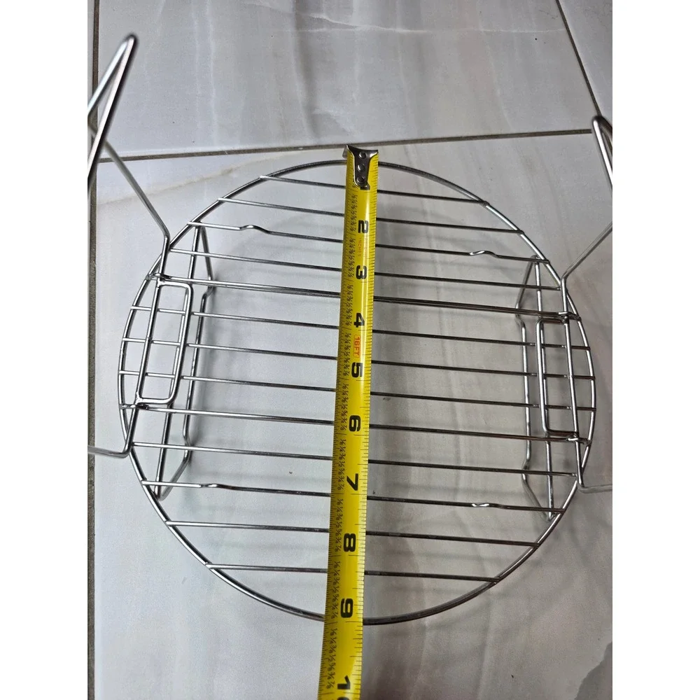 Ninja Stainless Steel Wire Steaming Rack‎ Collapsible Handles 8 Inch F2